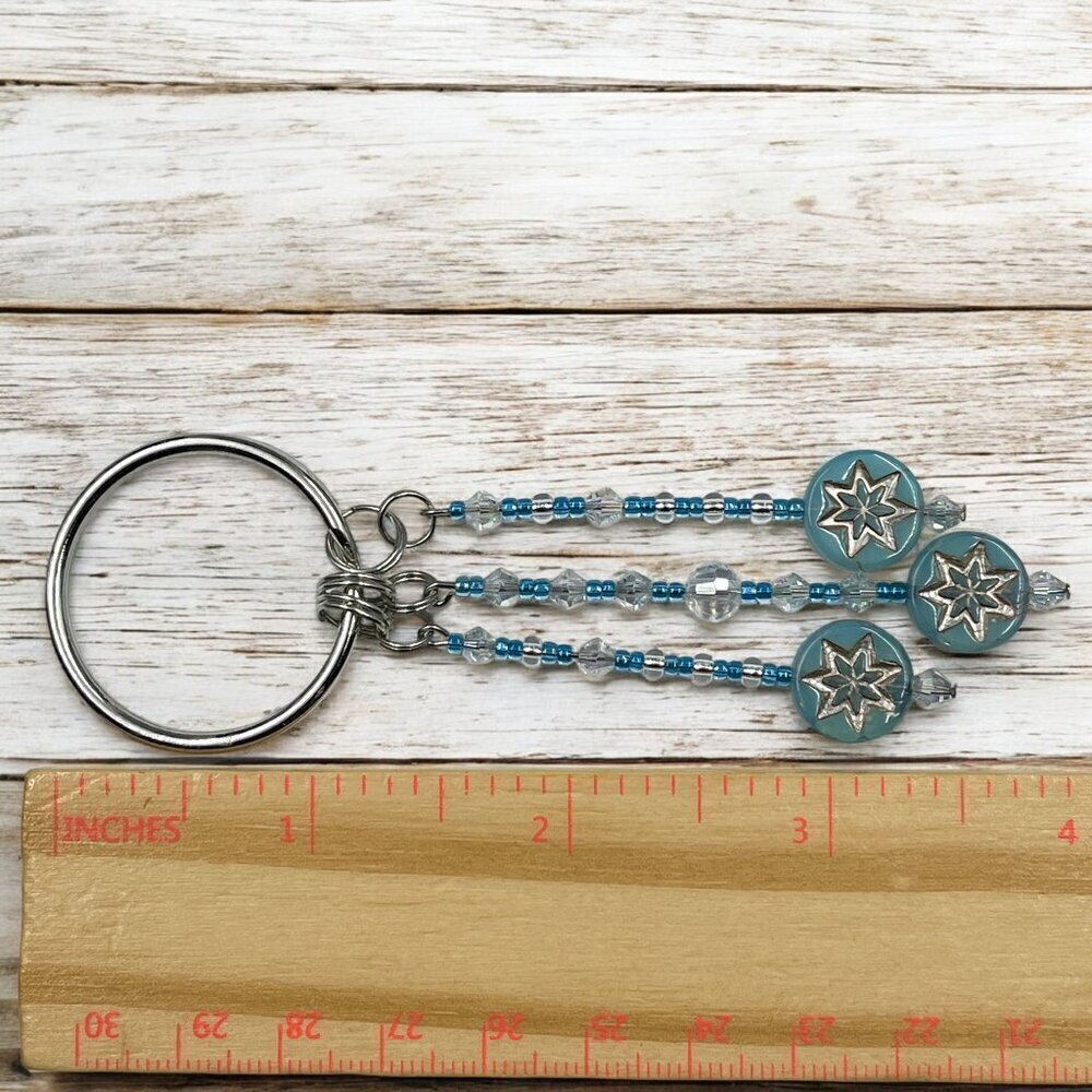Starry Night Keychain | Handmade - Picture 3 of 3